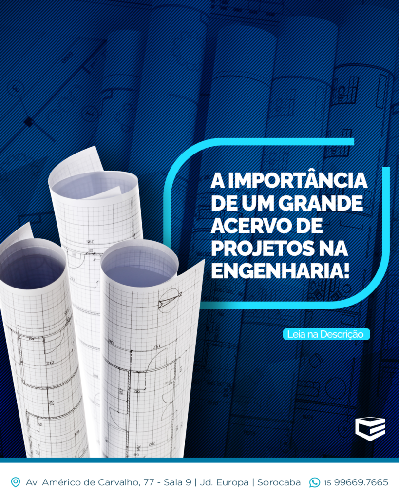 acervos de projetos de engenharia